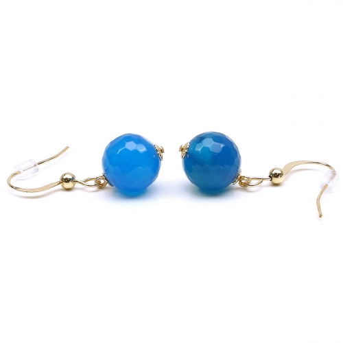 Dangle earrings by Ichiban - Agate Blue