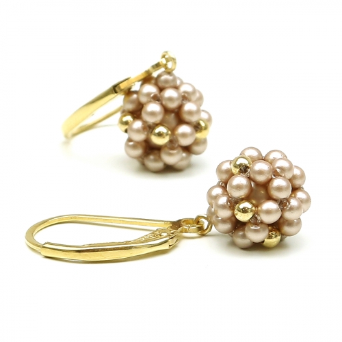 Leverback earrings by Ichiban - Almond Berry