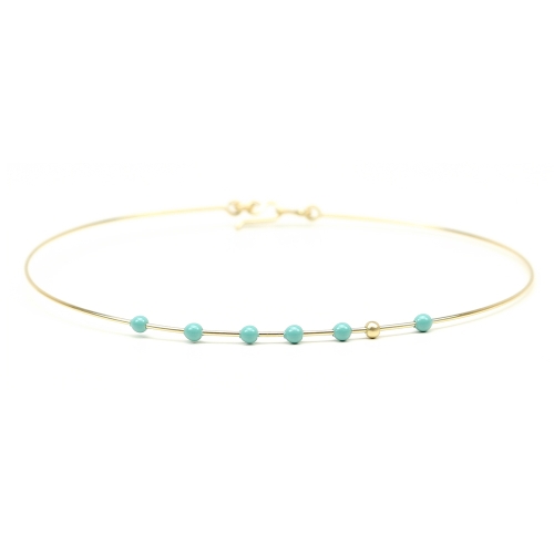 Simple Style Pearls - Jade - fixed bracelet