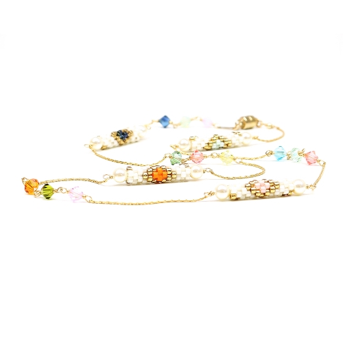 Necklace by Ichiban - Fineline Traditional Orange