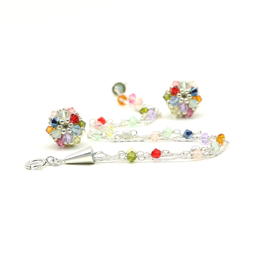 Set bracelet and stud earrings by Ichiban - Summer Mood 925