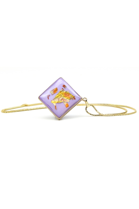 Purple Foil - pendant Ichiban BJewelry