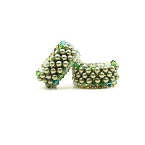 Beauty Herba Fresca - clips earrings by Ichiban Jewelry