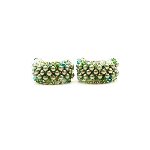 Beauty Herba Fresca - clips earrings by Ichiban Jewelry