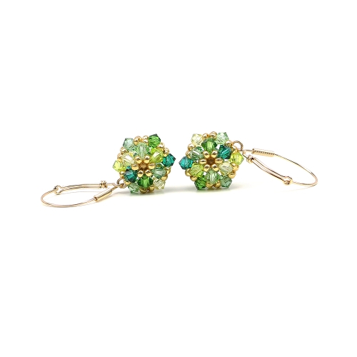 Leverback earrings by Ichiban - Daisies Herba Fresca