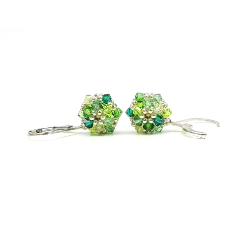 Leverback earrings by Ichiban - Daisies Herba Fresca 925 Silver